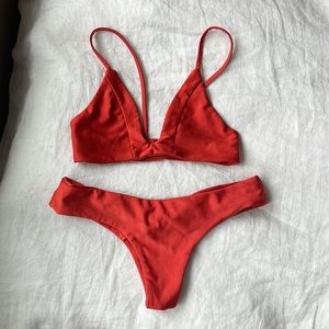 NWOT Frankie’s Bikini two piece.